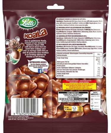 Lutti Koala lait 100G (Lot de 2) Koala 100G (Lot de 2) - Buy Online on GoSupps.com