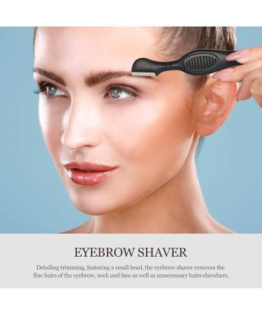 Fomiyes 48 STK Eyebrow Razor Kit - Mini Trimmer for Eyebrow & Face Hair Removal Travel-Friendly ABS Tools 12.5x2x0.2cm - Buy Online on GoSupps.com