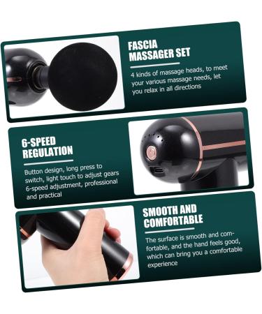 Partykindom Portable Fascia Gun - USB Metal Handheld Massage Device | International Shipping - Buy Online on GoSupps.com