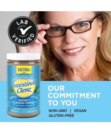 Natural Balance Intestinal Clenz | Psyllium Herbal Cleansing Powder | Healthy Digestion Detox & Regularity Supplement - 21oz - Buy Online on GoSupps.com