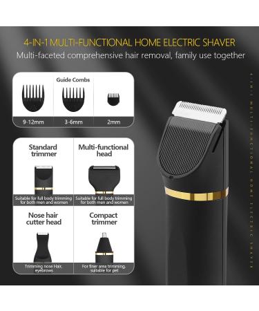 Lady Shaver - Bikini Trimmer for Women & Men | Face, Nose, Eyebrows, Underarms, Legs, Pubic Hair | Ceramic Blades, IPX7 Waterproof | Unisex - Buy Online on GoSupps.com