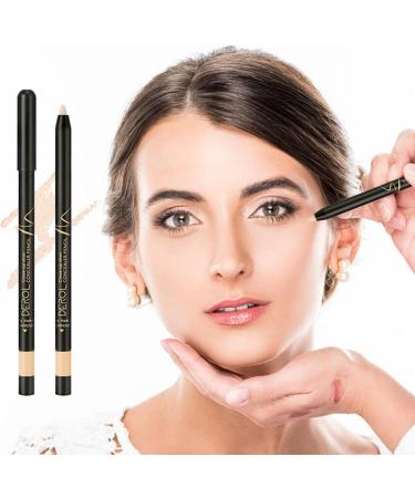 Concealer Pencil Waterproof Highlighters 4 Colors Foundation Cover Makeup with Sharpener for Dark Circles Spots Scars Redness Gift for Women - Buy Online on GoSupps.com