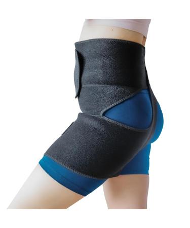 Ortho-Wrap Hip Brace for Sciatica Pain Relief - Unisex Support Brace with Breathable Material Anti-Slip Design and Universal Fit - Comfortable Hip Support Small