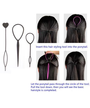 21pcs Girls Hair Bun Donut Maker Set with Bobby Pins - Stylish French Twist Styling Kit for Women and Girls - Buy Online on GoSupps.com