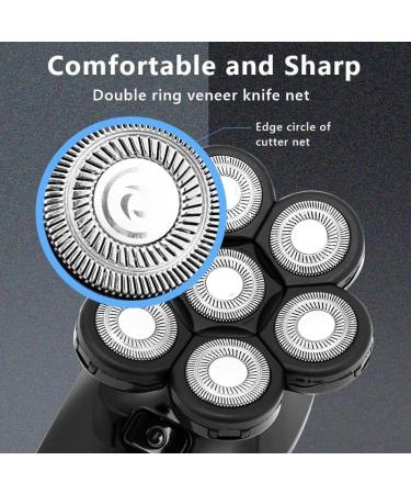 Buy 7D Waterproof Electric Razor for Men - USB Rechargeable Shaver with Floating Head & Multifunction Trimmer - Buy Online on GoSupps.com