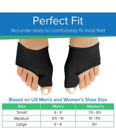 VIVEsole Gel Bunion Corrector & Toe Separators Sleeve - Orthopedic Toe Guard Straightener for Big Hammer Toe Pain Relief - Valgus Support for Women and Men (Medium) - Buy Online on GoSupps.com