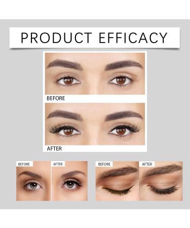 Stain Resistant Mascara | 4D Natural Product Eyelash Mascara - Waterproof Eyelash Lift Mascara - For Sensitive Eyes Dates Party Wedding Concert Stage Performance Swimming - Buy Online on GoSupps.com