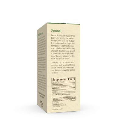Alvita Organic Fennel Herbal Tea - Premium Quality, Licorice Flavor, 24 Tea Bags - Buy Online on GoSupps.com