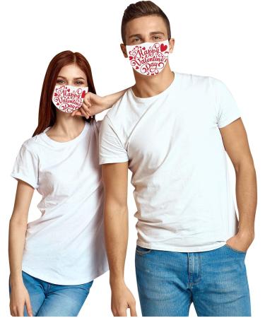 ZQP Face Cloth for Unisex Adults Romantic Pink Heart Stones On Black Background Love Valentines Day Theme Cold Mouth Dustproof Double Protection - Buy Online on GoSupps.com