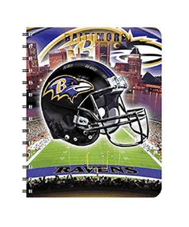 BRAX NFL Baltimore Ravens 3D Memo Pad, Purple
