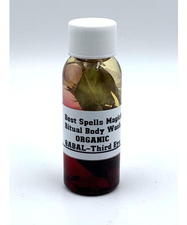 QABAL Third Eye Ritual Spiritual Blessed Body Wash ORGANIC by Best Spells Magick/Wicca Magick Hoodoo/Handmade white