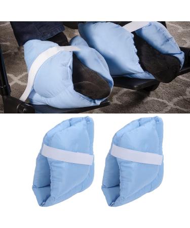 2-Piece Heel Protection Cushion Soft Universal Foot Cushion in Blue Pearl Cotton for Pressure Relief | Ideal for Weight Loss Patients - Buy Online on GoSupps.com