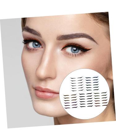 WOONEKY 36 Pairs Glitter Eyeliner Eyeshadow Tape Eye Make up Eyeliner Double Eyelid Tapes Instant Sticker - Buy Online on GoSupps.com