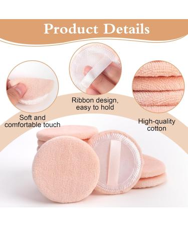 12 Pieces Makeup Powder Puffs Blending Tools for Loose Mineral & Body Powder Wet/Dry Face Makeup Applicators with Strap - Buy Online on GoSupps.com