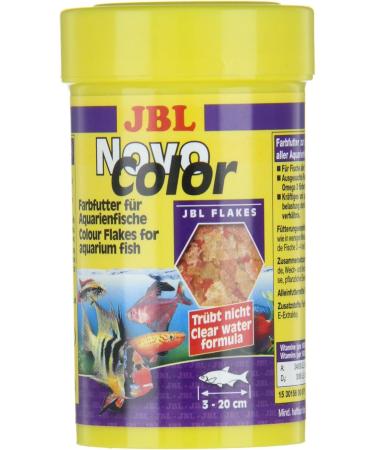 JBL NovoColor 30156 - Premium Complete Food for Colorful Aquarium Fish | Flakes 100ml 18g - International Shipping Available - Buy Online on GoSupps.com