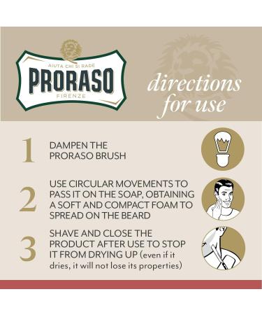 Proraso Shaving Soap in Red Bowl | Premium Grooming Essential - Buy Online on GoSupps.com