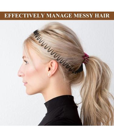 Soft 'N Style Flexible Headbands for Women - 3pc Black Stretch Headband Set - Buy Online on GoSupps.com