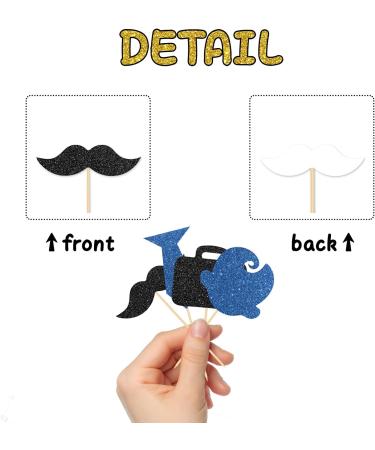 Helewilk 24 Pcs Boss Baby Cupcake Toppers Kids Boys Birthday Baby Shower Party Dessert Toothpicks Welcome Baby Boy 1st Birthday Party Decoration Food Sticks Cupcake Toppers - Buy Online on GoSupps.com