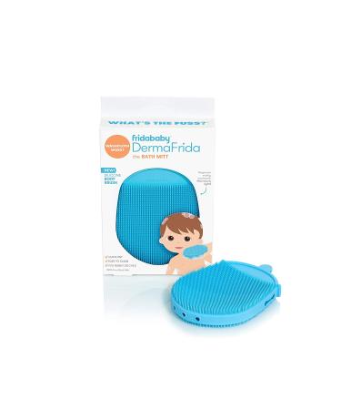 DermaFrida Bath Mitt by Frida Baby | Quick-Dry Toddler Body Bath Brush & Silicone Washcloth Replacement - Parent/Child Friendly - Buy Online on GoSupps.com