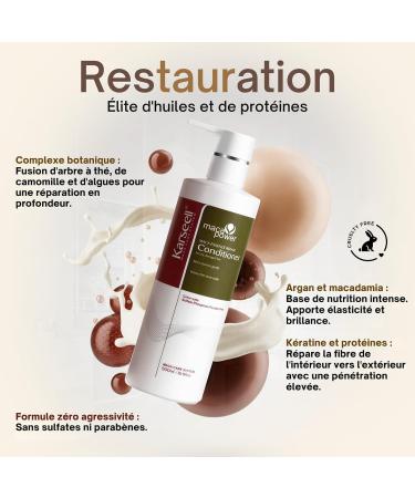 Karseell MACA CARE SYSTEM Shampooing Hydratant + Apr s-Shampooing R parateur Nourrissant Cheveux Secs Ab m s Teints Anti-Frisottis Argan Maca Brillance Douceur Nutrition Sans Sulfates Ni Parab nes - Buy Online on GoSupps.com
