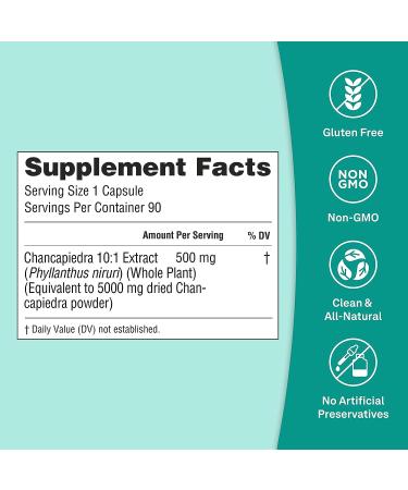 Organika Chanca Piedra 500mg - Urinary Tract & Kidney Support - 90 Vcaps - Buy Online on GoSupps.com