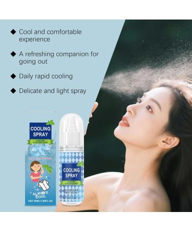 Refreshing Thirst-Quenching Cold Mist 50ml - Cooling Spray for Heatwaves Outdoor Sports Golf Daily Commuting Cycling Hiking - Buy Online on GoSupps.com