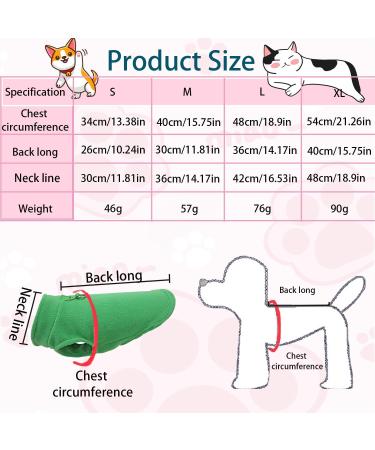 Shop Green M Dog Coat & Sweater for Small Dogs | Chihuahua Clothing for Winter & Indoor/Outdoor Use - Buy Online on GoSupps.com