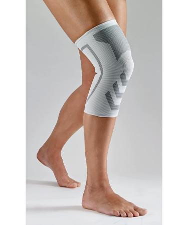 ACE Compression Knee Support - Large/X-Large White/Gray - 1 Pack | Joint Protection for ACL, Support for Weak Sore Muscles | Flexible & Comfortable - Buy Online on GoSupps.com
