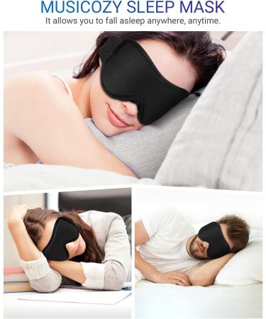 MUSICOZY Bluetooth Sleep Headband & Eye Mask Set for Side Sleepers - Perfect Gift for Christmas - Pack of 2 - Buy Online on GoSupps.com