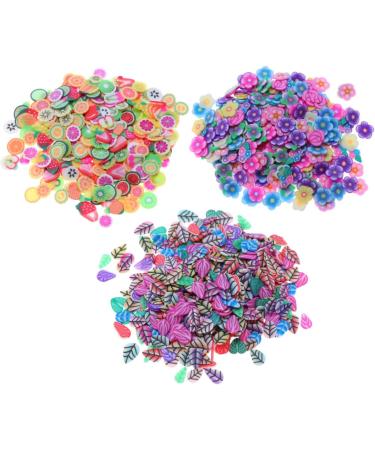 DOITOOL 3 Packs Nail Art Decoration Clay Slices Fruit Slices for Nail Art Nail Art Slices Crystal Mud - Buy Online on GoSupps.com