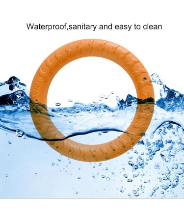 Qeeroyo Dog Fitness Ring | Frisbee Toy for Small Medium & Large Dogs | Durable Bite Ring & Flying Disc (18cm Orange) - Buy Online on GoSupps.com