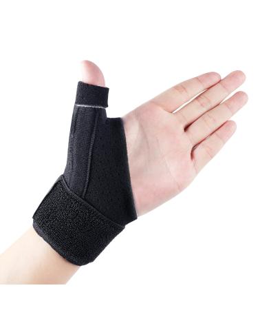ACWOO Thumb Wrist Support Brace Compression Reversible Thumb & Wrist Stabilizer Splint for Trigger Finger Pain Relief Arthritis Tendonitis Sprained Carpal Tunnel Fits Right and Left Hand