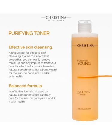 Christina Forever Young Balanced pH Toner | Witch Hazel Facial Toner for Skin Purification & Refreshing Hydration | 300ml - Shop Internationally - Buy Online on GoSupps.com