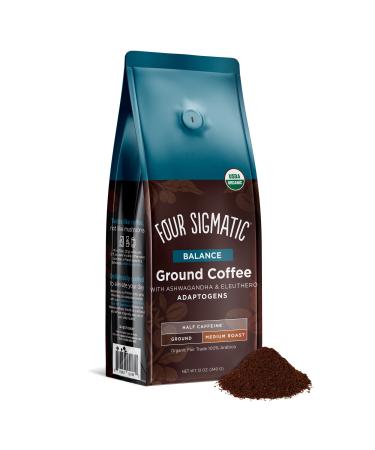 Four Sigmatic Adaptogen Ground Coffee with Ashwagandha Medium Roast 12 oz (340 g)