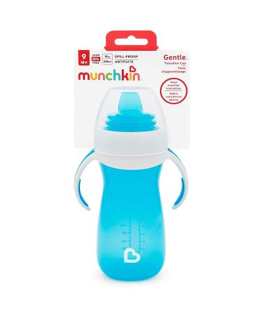 Munchkin Gentle Transition Sippy Cup - 10oz Blue with Trainer Handles - Buy Online on GoSupps.com