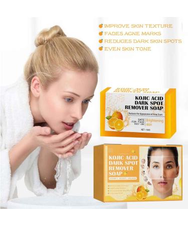 2PC Organic Turmericsoap For Darkspots Turmericsoap For Skin Brightening And Clearing Formula Natural Turmericsoap Bar kwY645 (Orange One Size) - Buy Online on GoSupps.com