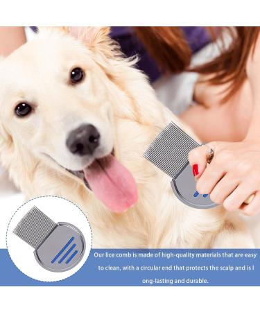 Nitty Gritty Nit Comb Set - 3 Reusable Stainless Steel Combs for Head Lice Treatment - Green Blue Red - Buy Online on GoSupps.com