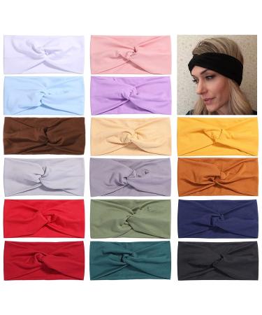 16 PCS Women's Elastic Headbands for Yoga & Running - No Slip Hair Accessories in Color 1 - Buy Online on GoSupps.com