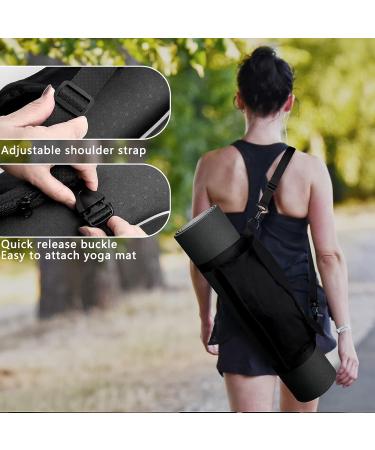Yoga Mat Carrier Strap Shoulder Bag with Zipper Pocket - CAMSTIC - Buy Online on GoSupps.com