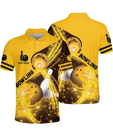Personalized Name Bowling Polo Shirts for Men and Women | Team Bowling Shirt Men - Buy Online on GoSupps.com