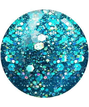 AIMEILI Diamond Glitter Teal Blue Green Gel Nail Polish - 044 (10ml) - Buy Online on GoSupps.com