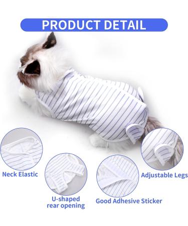 Buy Cobee Professional Cat Recovery Suit - Soft E-Collar Alternative for Abdominal Wounds & Skin Diseases | Size L - International Shipping Available - Buy Online on GoSupps.com