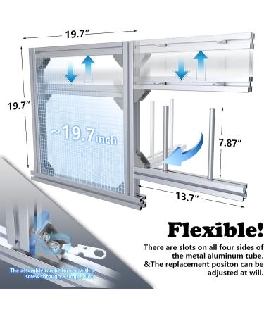 Aluminum Rug Tufting Frame Kit - 19.7'' | Tufting Supplies for Carpet Making and Rug Tufting - Includes Fabric Stand and Tufting Gun - Buy Online on GoSupps.com