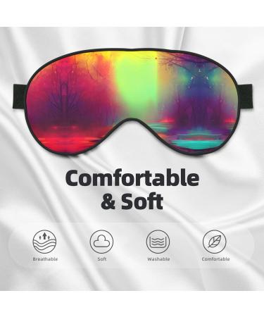 Dream Colorful Soft Sleep Eye Mask Female Breathable Eye Patch Perfect for Travel and Relaxation - Buy Online on GoSupps.com