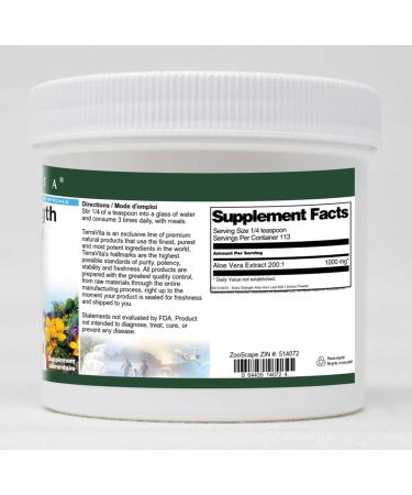 Extra Strength Aloe Vera Leaf 200:1 Extract Powder (4 oz ZIN: 514072) - Buy Online on GoSupps.com