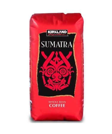 Kirkland Signature Whole Coffee Bean - Espresso Blend - House Blend - Rwandan - Colombian Supremo - Dark Medium Roast (Kirkland Signature Sumatran)
