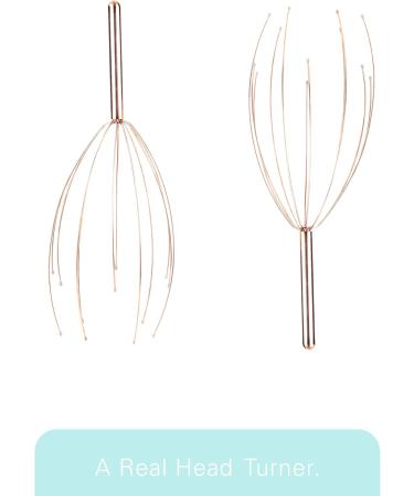 Kikkerland AR32 Head Massager - Premium Copper Massage Tool for Relaxation | Fast International Shipping - Buy Online on GoSupps.com