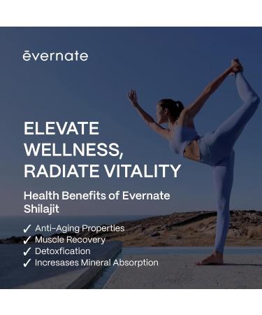 Evernate Shilajit Capsules 3-Month Supply 180 Capsules Pure Himalayan Shilajit for Men and Women 500mg per Serving (2 Capsules) 50% Fulvic Acid Boost Energy & Vitality Trace Minerals Immune Support Vegan-Friendly 60 count (Pack of 3) - Buy Online on GoSupps.com