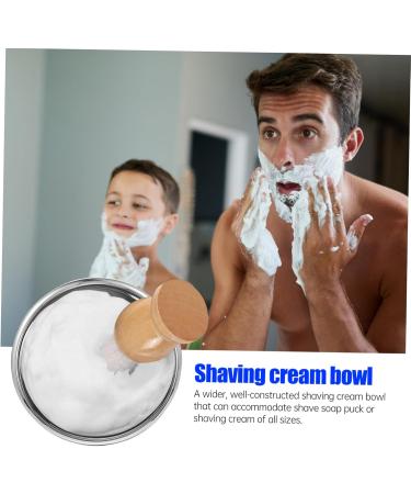 Doitool Stainless Steel Foam Chale Tools - Hair Coloring & Shaving Mixing Bowls for Men - Durable Shaving Foam & Soap Containers - Buy Online on GoSupps.com