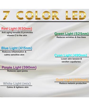 7 Color Face & Neck Massager - Anti-Wrinkle Facial Device (Black) for Glowing Skin | Shop Internationally - Buy Online on GoSupps.com